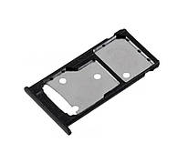 Тримач сім-карти Huawei Y7 2017 Black сервісний оригінал з розбирання (TRT-LX1)