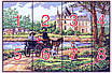 Набір для вишивання за нанесеною на канву схемою "Suburban scenery" . AIDA 14CT printed, 54*38 см, фото 4
