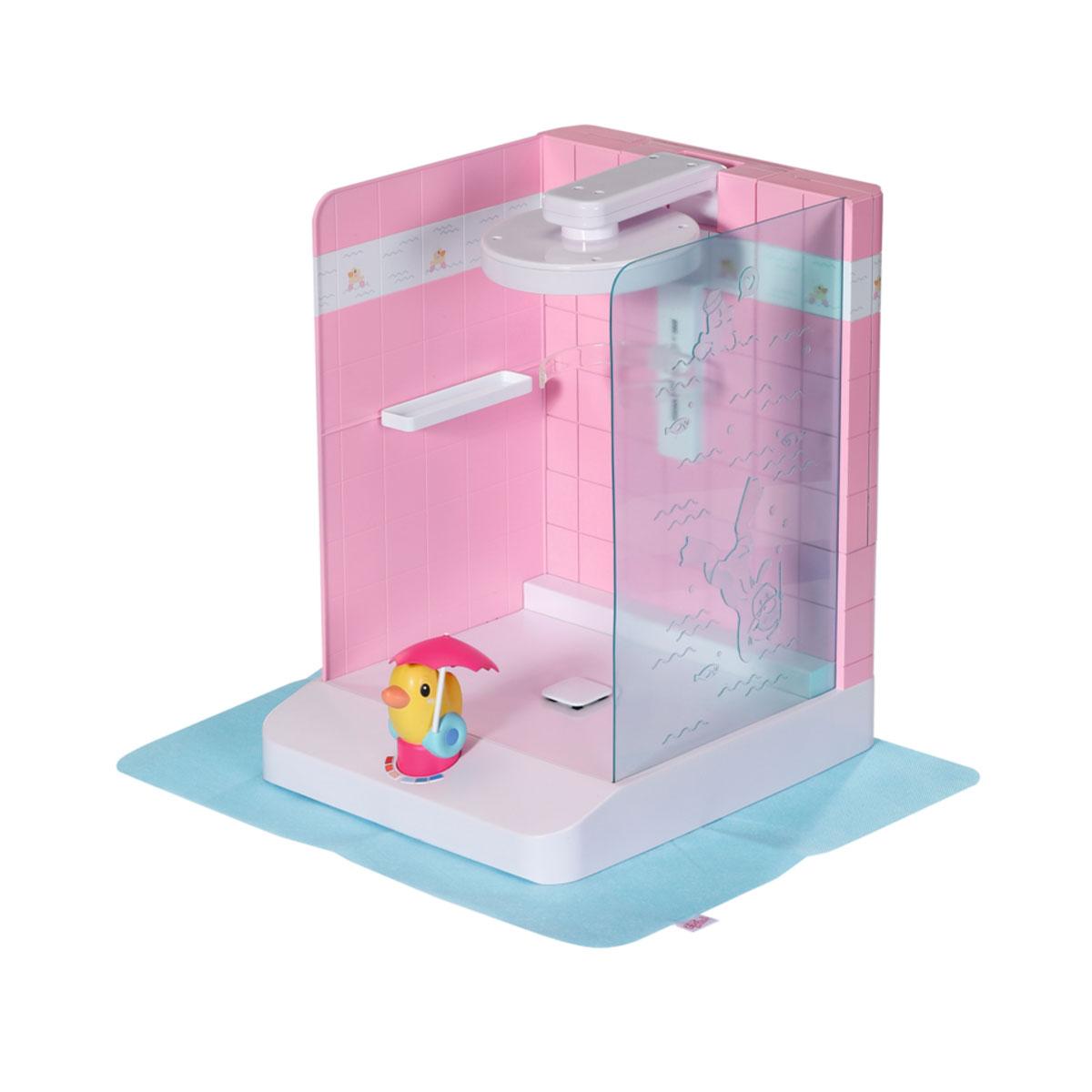 Автоматична душова кабінка для ляльки Baby Born - Купаємося з качечкою 830604