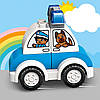 LEGO 10957 Duplo Мій перший пожежний вертоліт і поліцейський автомобіль конструктор лего дупло, фото 4