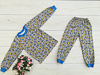 Детская пижама "Миньоны"(байка) рост 104- 110 см