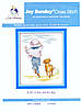 Набір для вишивання за нанесеною на канву схемою "A boy and his dog". AIDA 14CT printed 21*27 см, фото 3