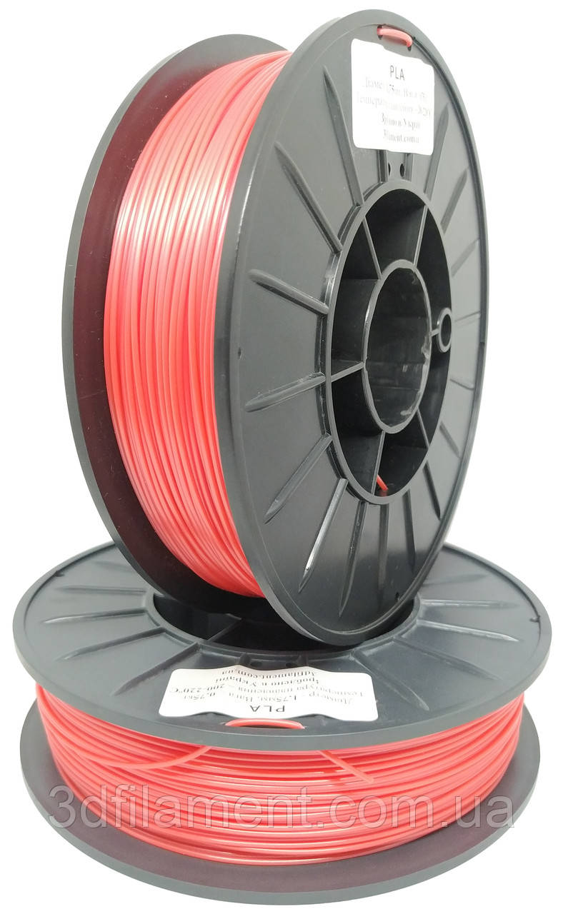 Пластик PLA (ПЛА) Рожевий перламутр 1,75mm 0,75кг: продажа, цена в ...