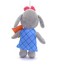 М'яка іграшка Слоник «Копиця» на присоску сірий хутро штучний 27 см (21316-2), фото 2