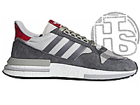 Мужские кроссовки Адидас Adidas ZX 500 RM Grey Four Scarlet B42204