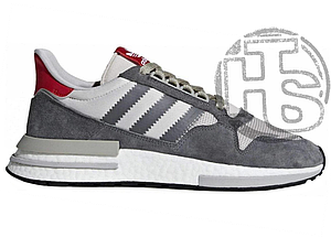 深紅　Love Жіночі кросівки Adidas ZX500 RM Grey Purple Black F36913