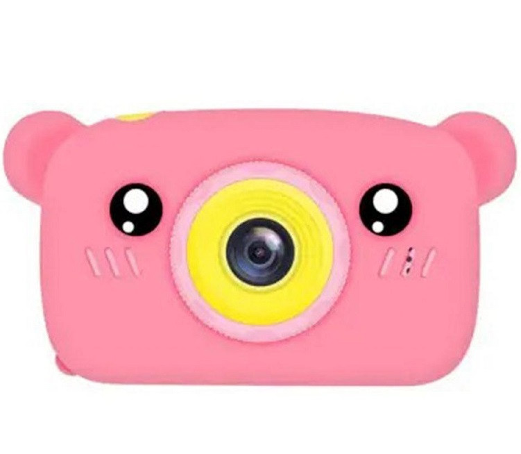 Фотоапарат дитячий DVR Baby Camera X-500B 7692, рожевий ведмідь