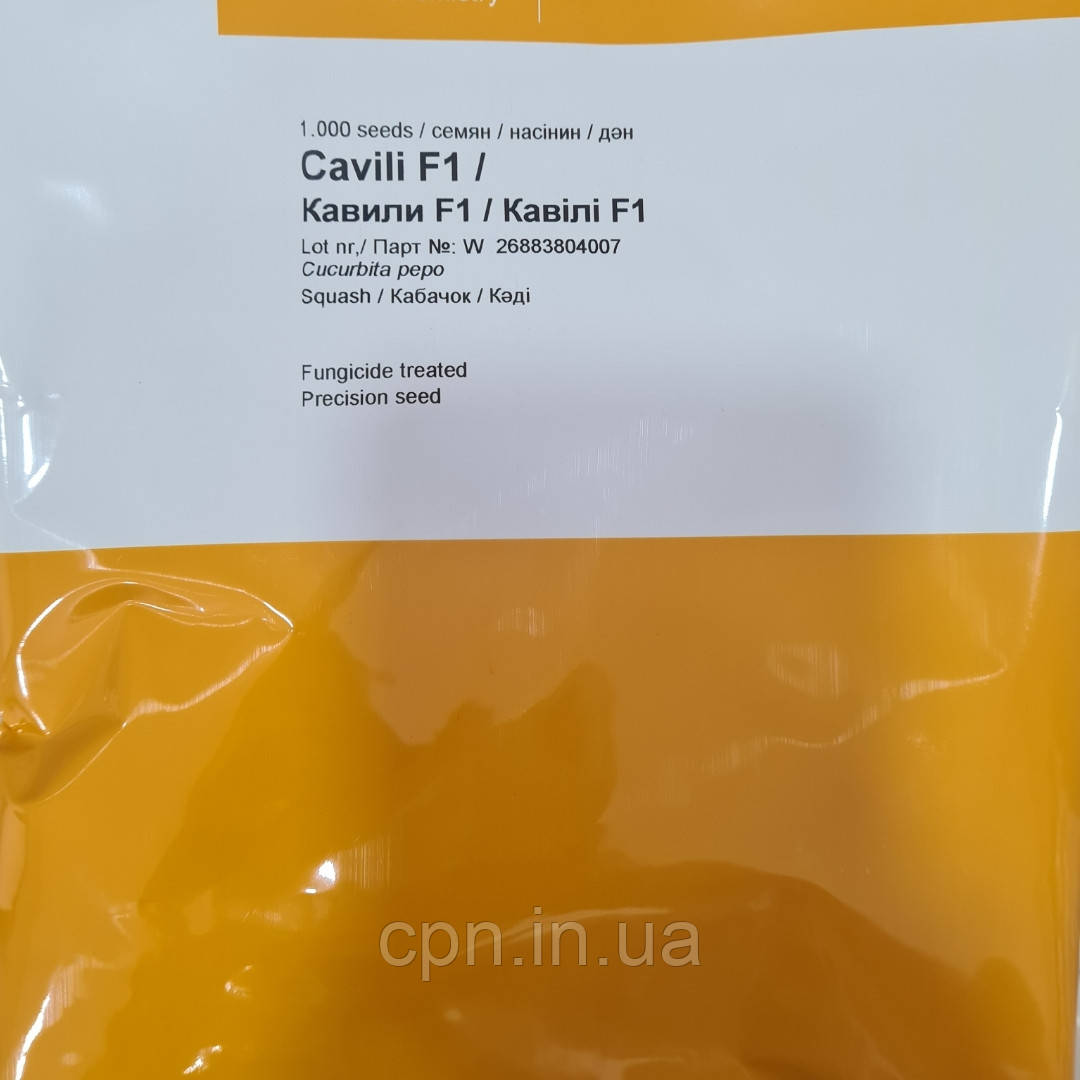 Насіння кабачка Кавілі F1 (1000н)