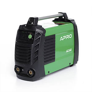 Зварювальний апарат інверторний APRO MMA-160 K, ел. 5мм, + набір кабелів, кейс