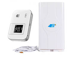 Комплект 4G+LTE+3G WiFi Роутер Huawei E5372s-32 Київстар, Vodafone, Lifecell з антеною MIMO 2×9dbi