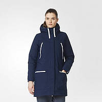 Женская зимняя парка adidas Padded Parka W синяя