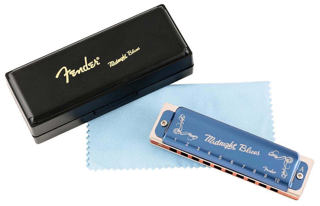 Губная гармошка FENDER HARMONICA MIDNIGHT BLUES A - фото 1 - id-p1497275020