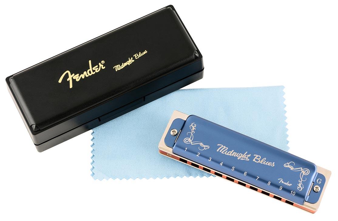 Губная гармошка FENDER HARMONICA MIDNIGHT BLUES G - фото 1 - id-p1497275021