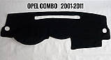 Накидка на панель приладів Opel Combo C 2001-2011 Чохол/накидка на торпеду авто Опель Комбо, фото 3