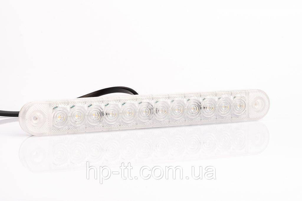 Ліхтар габаритний білий Fristom FT-195 B LED з проводом 0.5 м