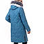 Куртка подовжена жіноча модна з натуральним хутром, фото 6