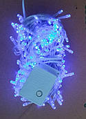 Новогодняя светодиодная гирлянда 300LED 18м синий. Новогодние гирлянды праздничное освещение