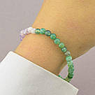 Браслет на руку натуральный камень Агат,Аметист 18 сантиметрів, фото 2