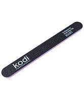 Kodi Professional №44 Пилка для ногтей прямая 80/80 (цвет: черный, размер:178/19/4)
