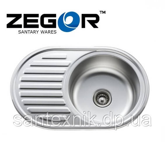 Кухонна мийка Zegor-7750R 77х50х20см