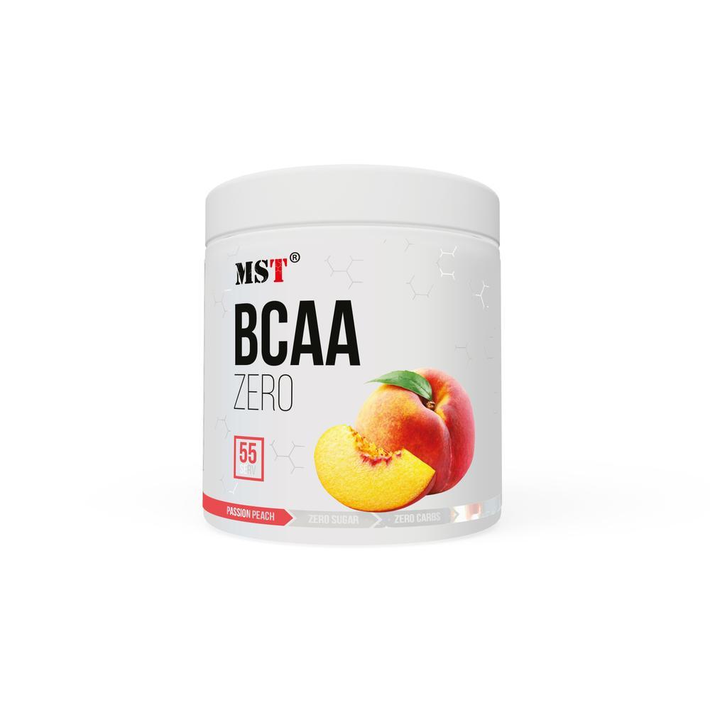 Амінокислоти MST Nutrition BCАA Zero 330 грам Смак: Персик