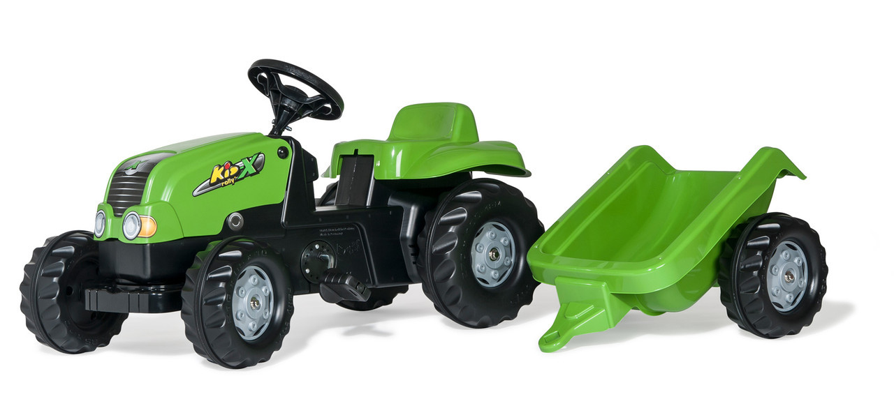 Педальний трактор з причеп rolly Kid-X Rolly Toys 12169