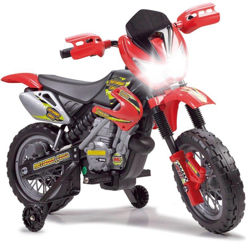 Дитячий електромотоцикл Cross 400F, 6V Feber 11250