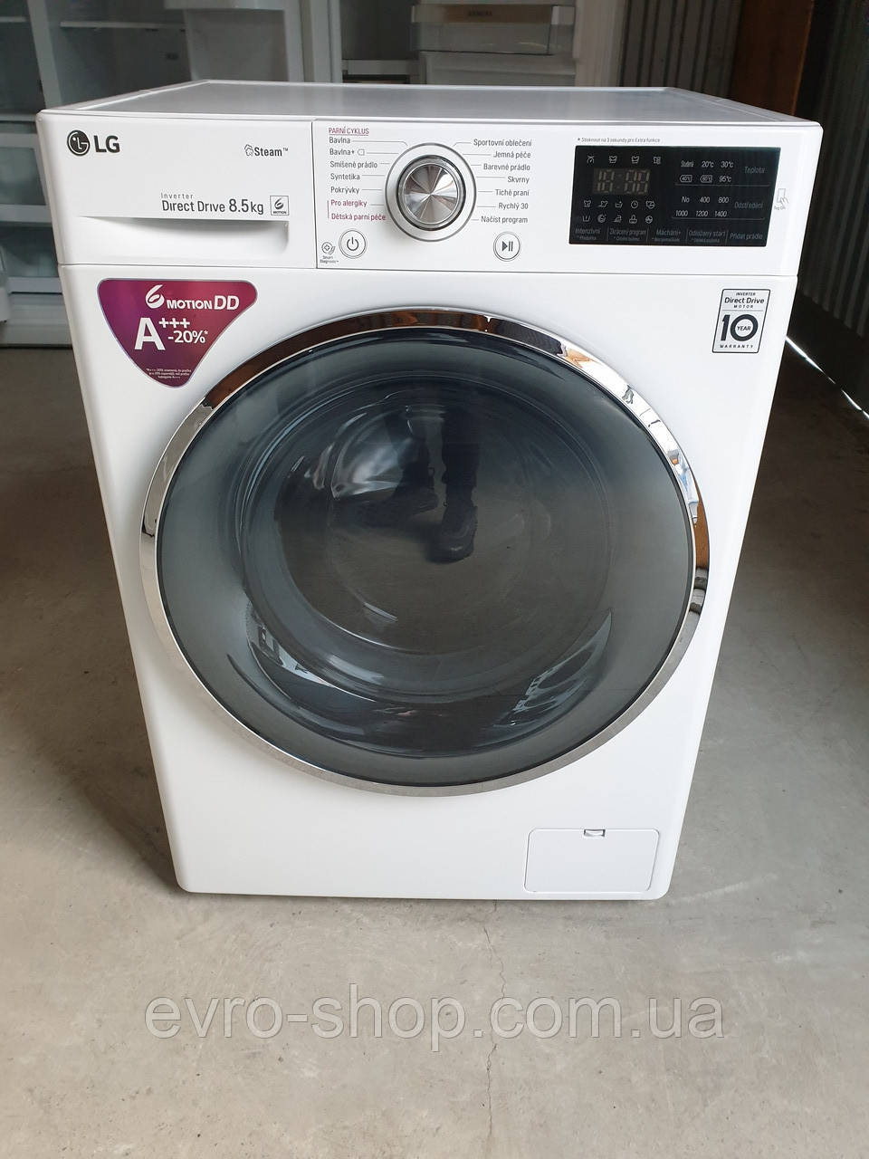 Пральна машина LG Inverter Direct Drive 8.5 KG / F84J6EY2W