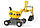 Поворотний екскаватор катлка rollyDigger CAT Ride On Rolly Toys 421015, фото 4