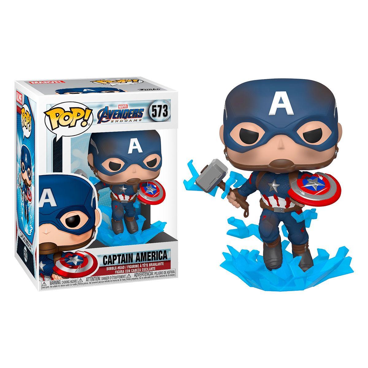 Уцінка Ігрова фігурка Капітан Америка з мьельниром серії Месники Funko POP 45137