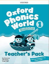 Oxford Phonics World 1 The Alphabet teacher's Book / Книга для вчителя
