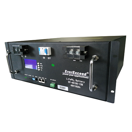 Літій-залізо-фосфатний акумулятор EverExceed EP 48100 -15B LCD (48V/100Ah), фото 2