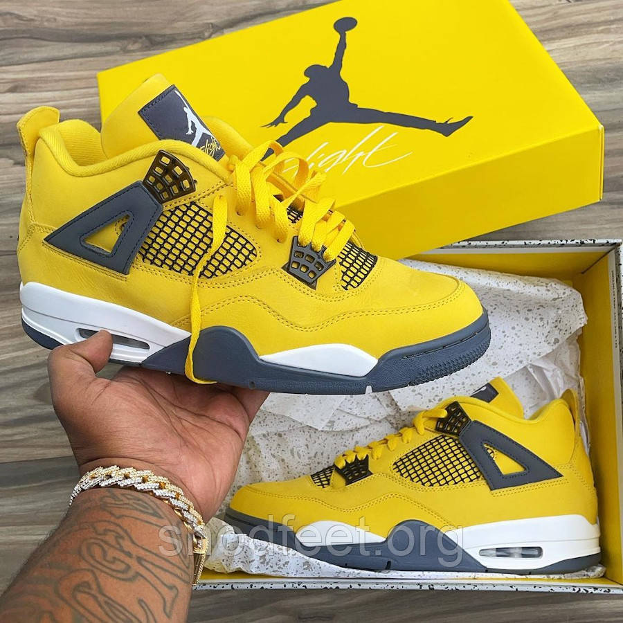 air jordan 4 retro tour yellow