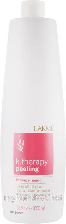 Шампунь проти лупи для жирного волосся LAKME K.Therapy Peeling Shampoo 1000 мл, фото 1