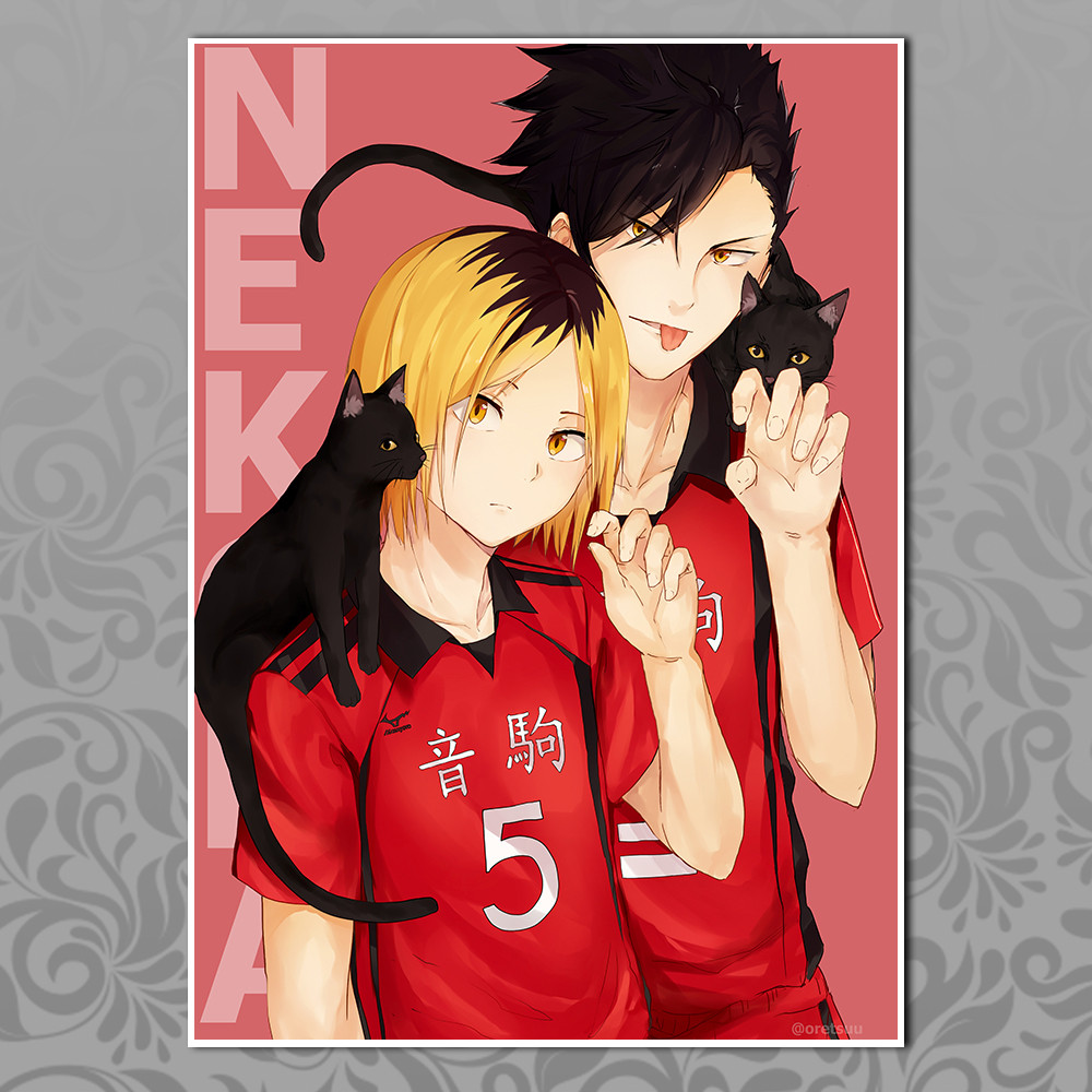 Плакат A4 Аниме Haikyuu! 084