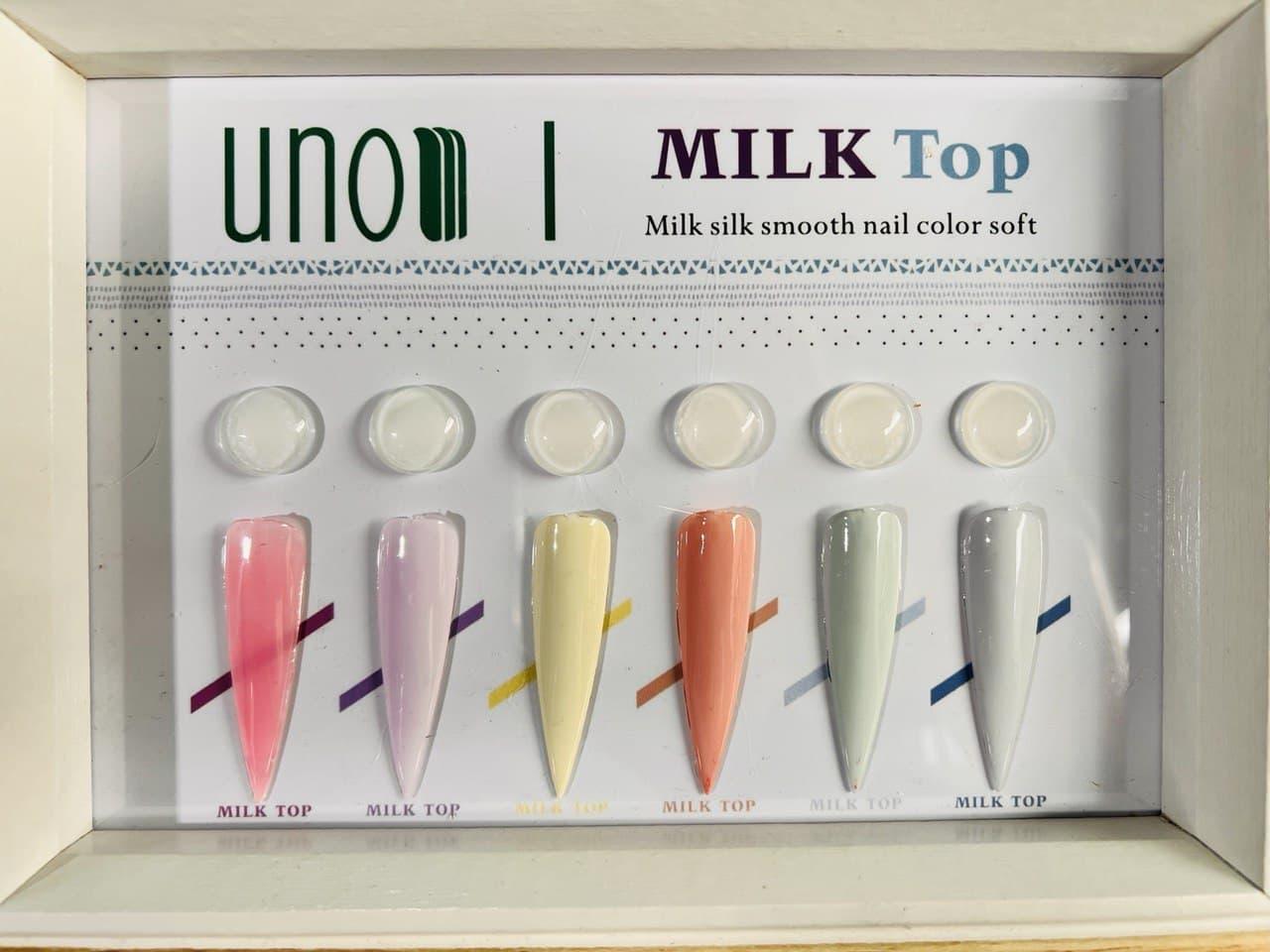 Топове покриття для нігтів Milk Top UNO (молочний) 15 мл