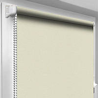 Тканеві ролети Oasis блекаут срібло – колір Ваниль  (ширина 40 см , висота 170 см)