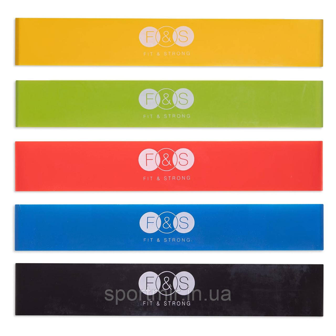 Гумки для фітнесу набір LOOP BANDS F&S SP-Sport FI-6874 5 шт. кольору в асортименті, фото 1