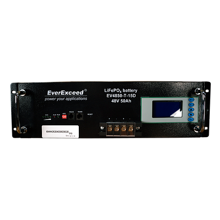 Літій-залізо-фосфатний акумулятор Everexceed EV 4850 -T-15D (48V/50Ah LCD), фото 2