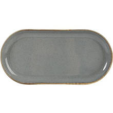 Блюдо овальне 300 x 150 мм Porland Seasons Dark Grey