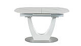 Керамічний стіл ТМL-866 білий мармур 130/170 від Vetro Mebel, фото 7