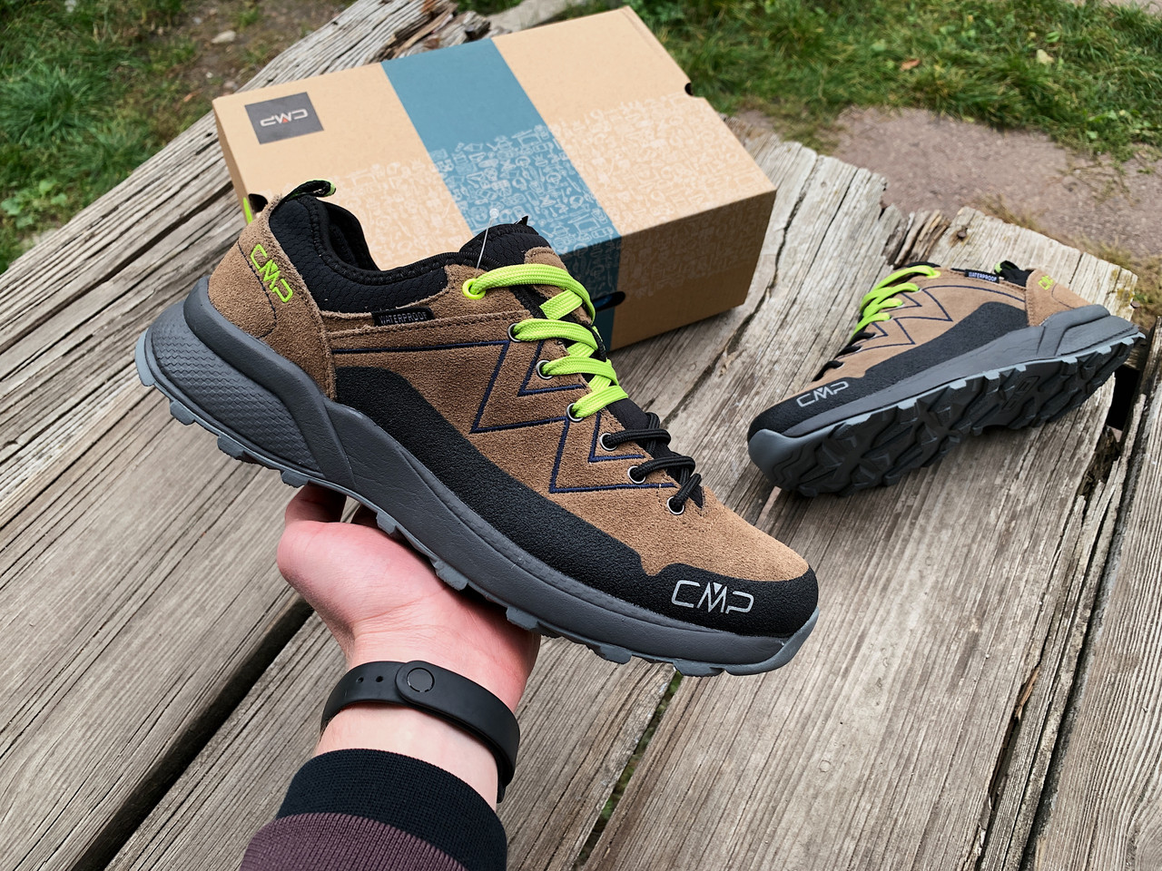 Чоловічі зимові оригінальні термо черевики кросівки CMP Kaleepso Low Hiking Shoes Castoro 31Q4907-P773