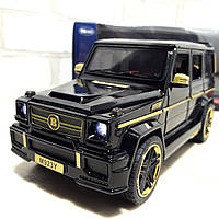 Машинка Джип Mercedes Benz Gelandewagen Brabus Гелик 1:24 металл. Звук, свет