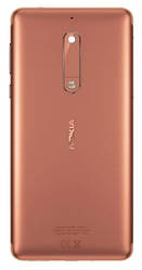 Задня панель корпусу (кришка акумулятора) для Nokia 5 Dual Sim (TA-1044, TA-1053), оригінал Мідний