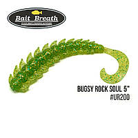 Приманка Bait Breath BUGSY 5" Rock Soul (8 шт.) (Ur200 Chartreuse)