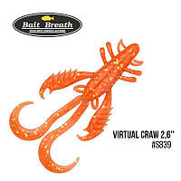 Приманка Bait Breath Virtual Craw 2,6'' (9шт.) (S839 Orange Gold)