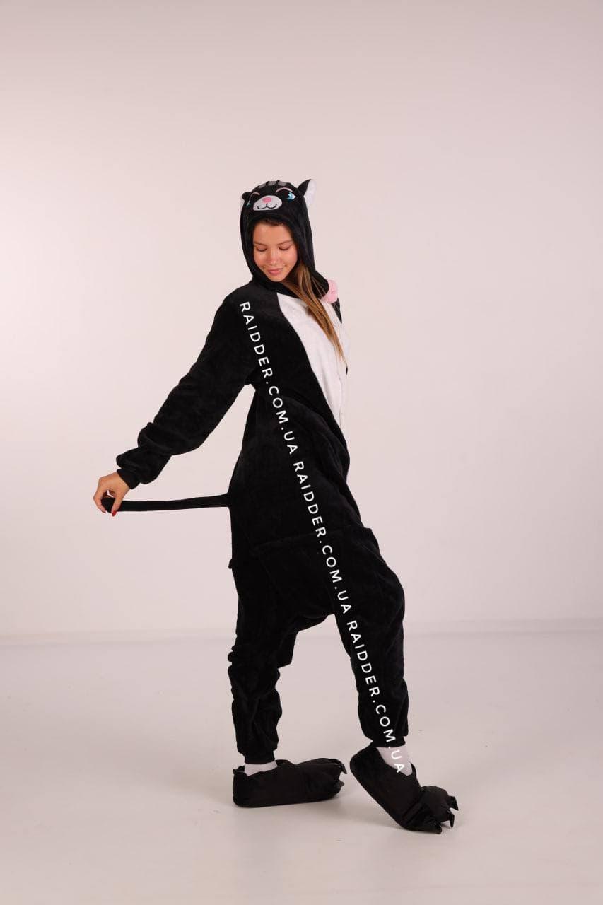 Пижама кот, Кигуруми Черный котик (1074) - фото 1 - id-p1305387838