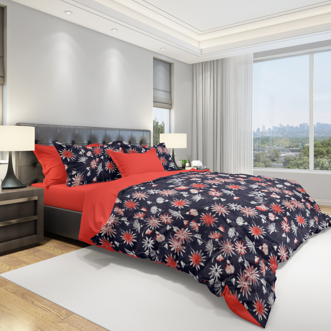 Тканина для постільної білизни бязь Голд Абстракція 65, фото 1