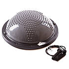 Напівсфера для фітнесу з еспандерами BOSU SPOINT FI-1925 сірий, фото 2