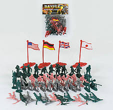 827 Набір солдатиків 56 елементів
